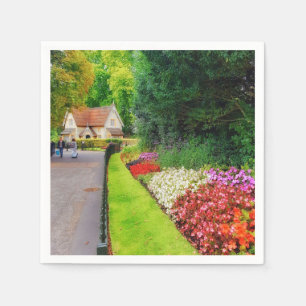 Guardanapo De Papel Magic Fairy Tale British Landscape Paper Napkin