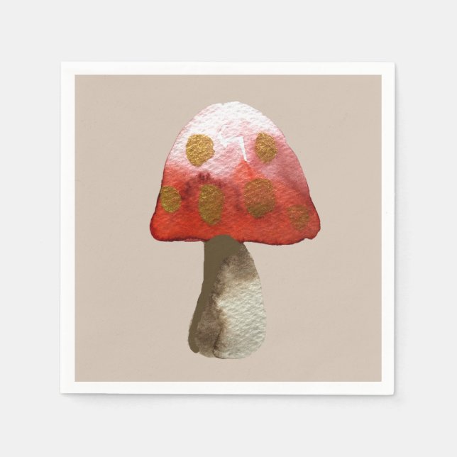 Guardanapo De Papel Mágica em Toadshroom vermelho (Frente)
