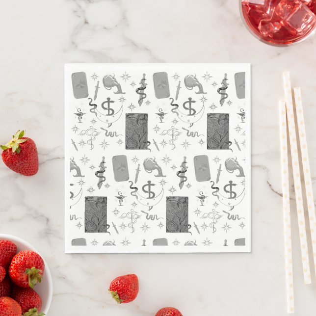 Guardanapo De Papel Mágica feiticeira de cobras-feitiez cobra (Insitu)