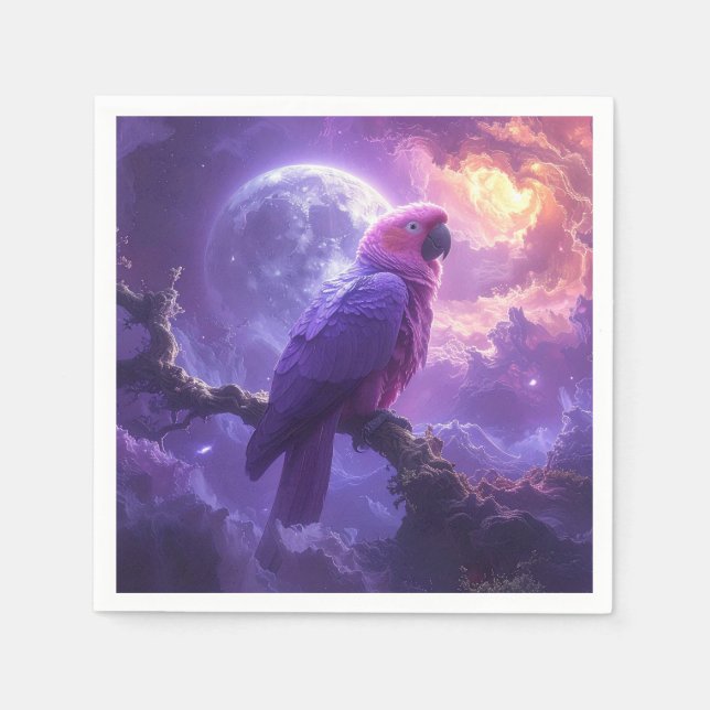 Guardanapo De Papel Magical Parrot (Frente)