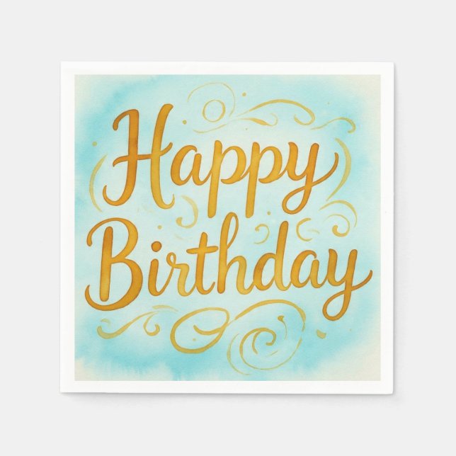 Guardanapo De Papel MagickalBirthdays (Frente)