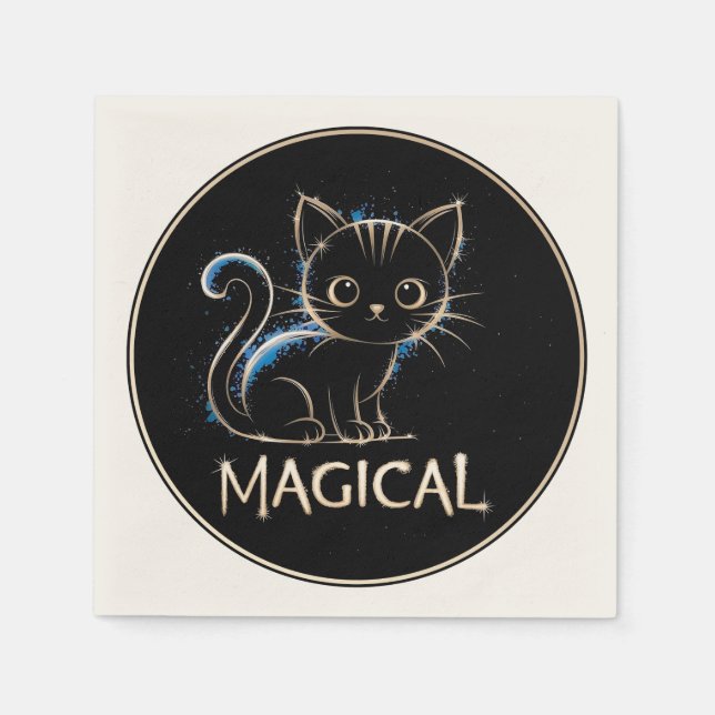 Guardanapo De Papel Magische Katze (Frente)