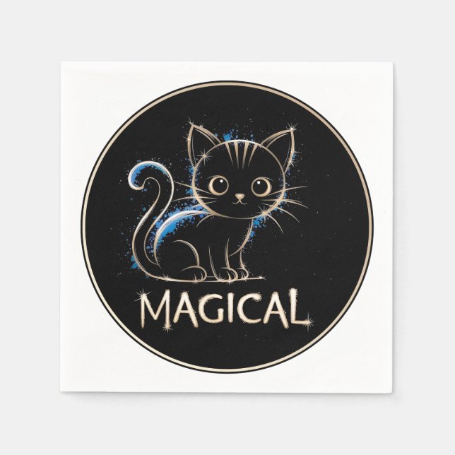 Guardanapo De Papel Magisches Kätzchen (Frente)