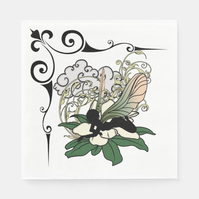 Guardanapo De Papel Magnolia Shadow Fairy (Frente)