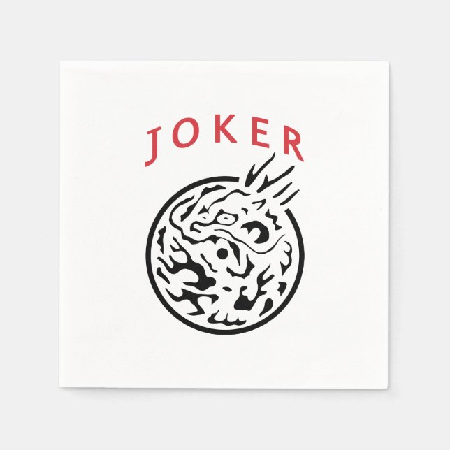 Guardanapo De Papel Mah Jong Joker Napkin (Frente)
