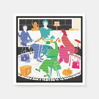 Guardanapo De Papel Mah Jongg Polka-Dots Napkins