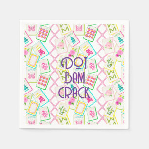 GUARDANAPO DE PAPEL MAHJONG COCKTAIL NAPKIN