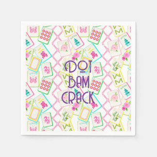 GUARDANAPO DE PAPEL MAHJONG COCKTAIL NAPKIN