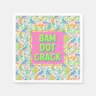 Guardanapo De Papel Mahjong Cocktail Napkins