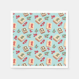Guardanapo De Papel Mahjong Dragon Azulejo Paper Napkins