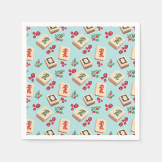 Guardanapo De Papel Mahjong Dragon Azulejo Paper Napkins