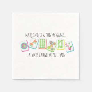 Guardanapo De Papel Mahjong-Themed Paper Napkin