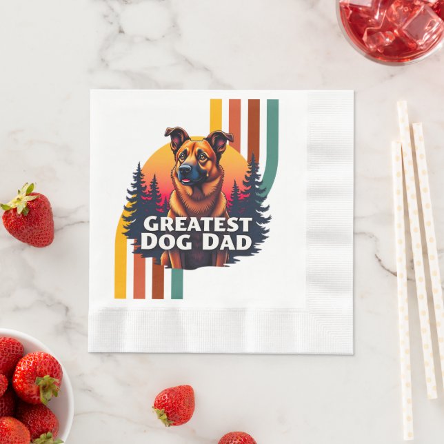 Guardanapo De Papel Maior Pai de Cachorro (Insitu)