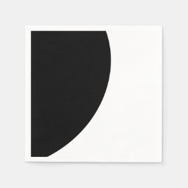 Guardanapo De Papel Majestade Negra e Branca