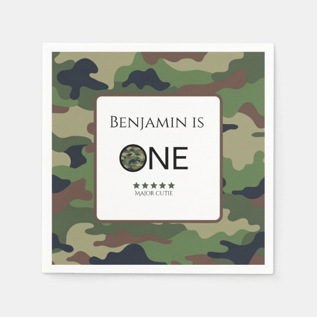 Guardanapo De Papel Major Cutie Paper Napkin Kids Birthday (Frente)