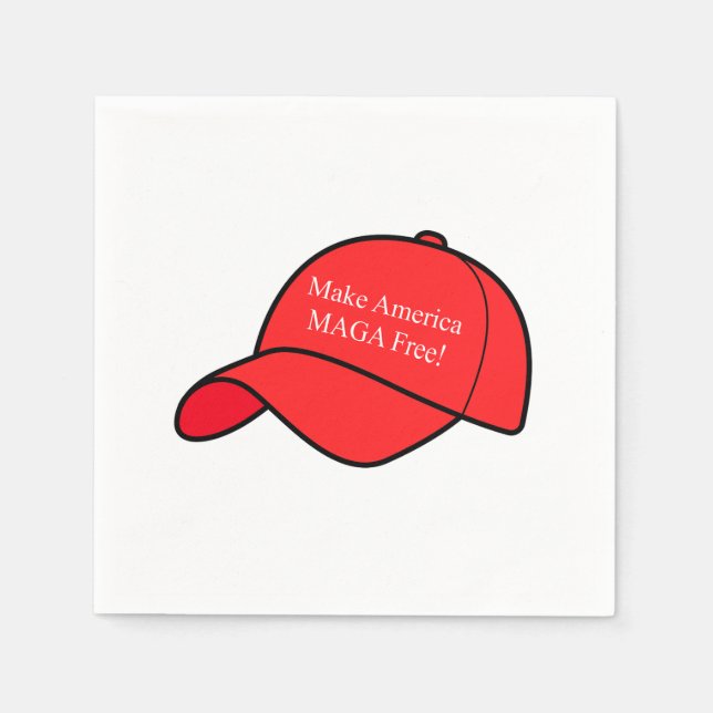 Guardanapo De Papel Make America MAGA Free Napkins (Frente)
