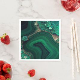 Guardanapo De Papel Malaquite Cu6CO3(OH)2