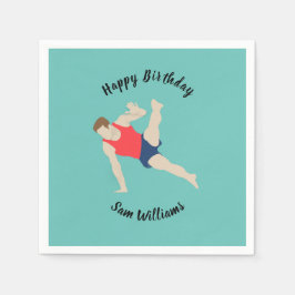 Guardanapo De Papel Male Gymnast