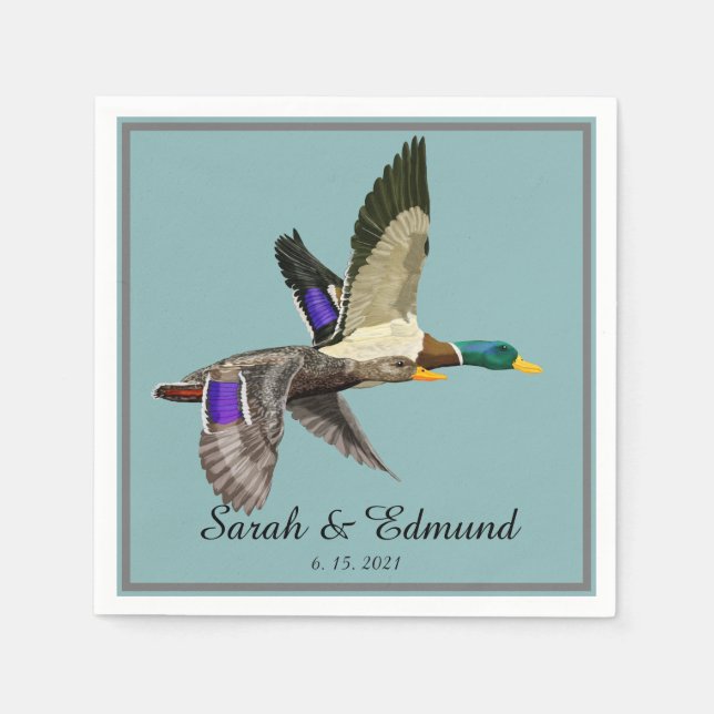 Guardanapo De Papel Mallard Duck Lover (Frente)
