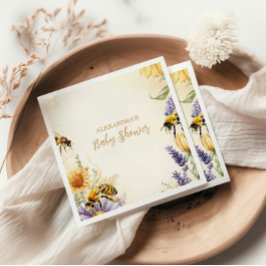 Guardanapo De Papel Mamãe para o Chá de fraldas de Bebidas Selvagens