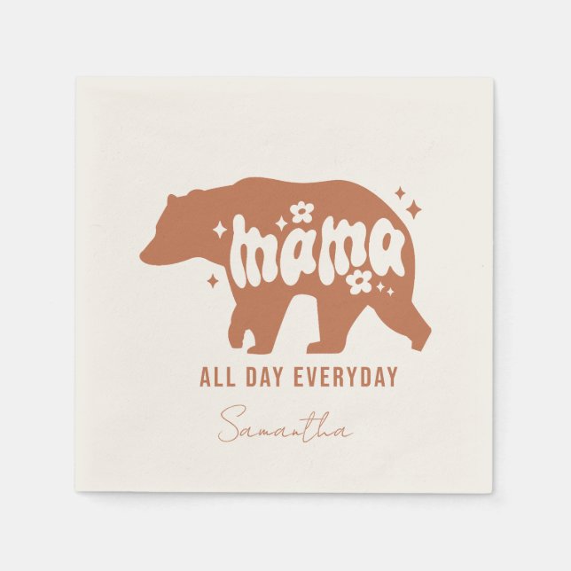 Guardanapo De Papel Mamãe Urso - Todo Dia (Frente)
