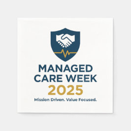 Guardanapo De Papel Managed Care Week 2025 - Cocktail Napkins