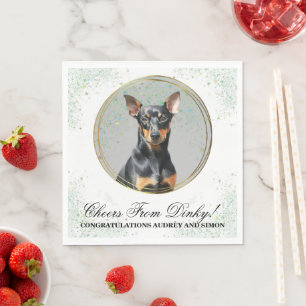 Guardanapo De Papel Manchester Terrier Wedding Napkins Com Foto De Cãe
