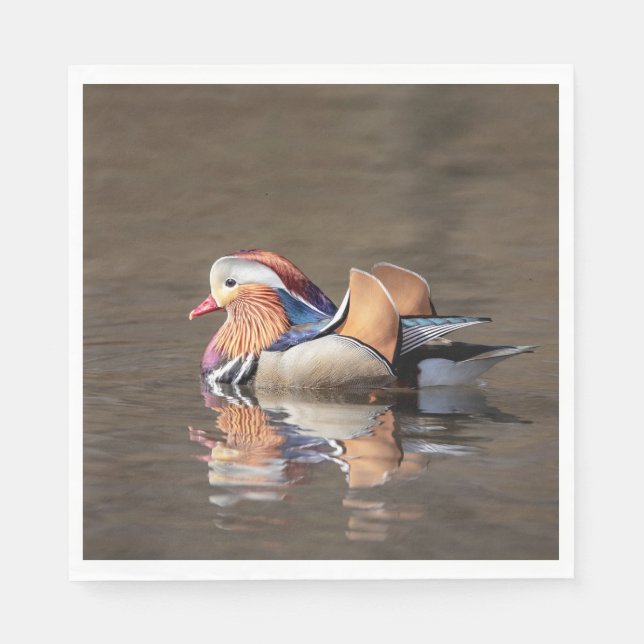 Guardanapo De Papel Mandarin Duck (Frente)