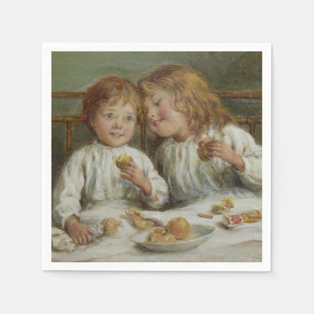 Guardanapo De Papel Manhã de Natal (por Joseph Clark) (Frente)