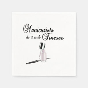 Guardanapo De Papel Manicuristas Fazem Isso Com Finesse