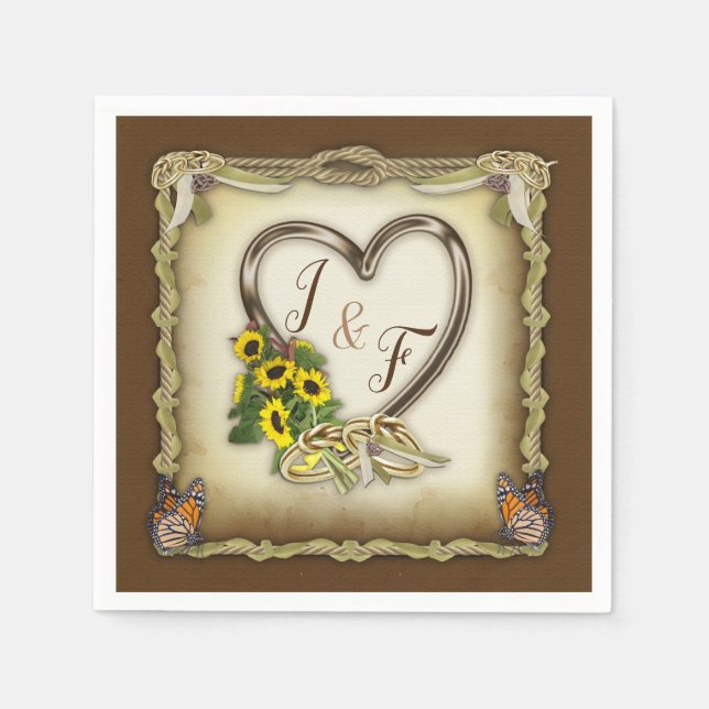 Guardanapo De Papel Manipulando o Partido da Cerimônia Napkins (Frente)