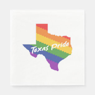 Guardanapo De Papel Mapa arco-íris do Design do Texas para orgulhosos