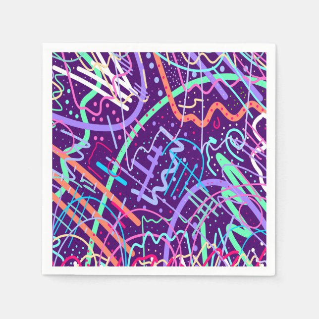 Guardanapo De Papel Mapa das Estrelas (Frente)