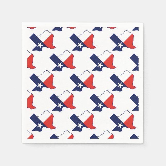 GUARDANAPO DE PAPEL MAPA TEXAS (Frente)