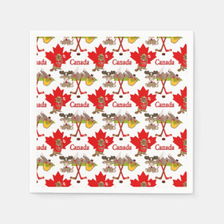 Guardanapo De Papel Maple Leaf Canadense