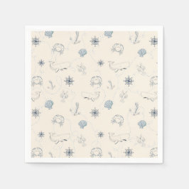 Guardanapo De Papel Mar náutico