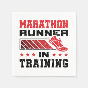 Guardanapo De Papel Maratona Em Treinamento