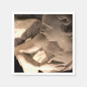 Guardanapo De Papel Marble Angel Sculture Art Impressão