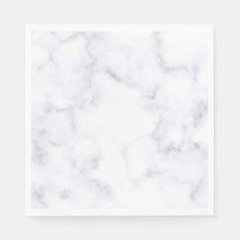 Guardanapo De Papel Marble Branco