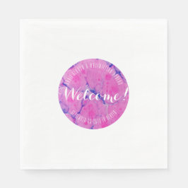 Guardanapo De Papel Marcado Rosa