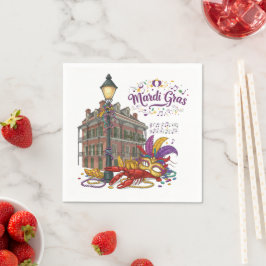 Guardanapo De Papel Mardi Gras