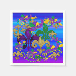 Guardanapo De Papel Mardi Gras Napkins