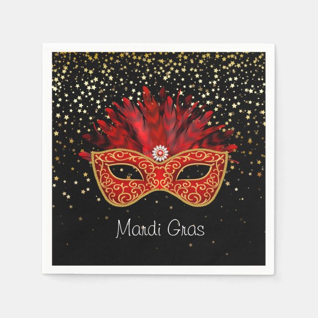 Guardanapo De Papel Mardi Gras Paper Napkins (Frente)