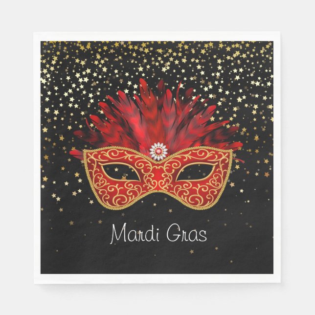 Guardanapo De Papel Mardi Gras Paper Napkins (Frente)