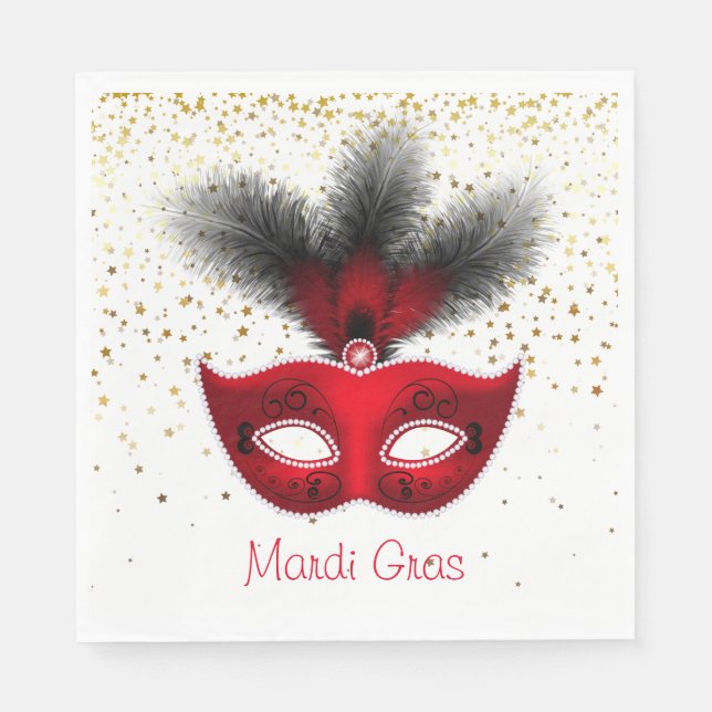 Guardanapo De Papel Mardi Gras Paper Napkins (Frente)