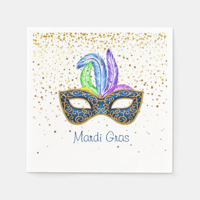 Guardanapo De Papel Mardi Gras Paper Napkins (Frente)