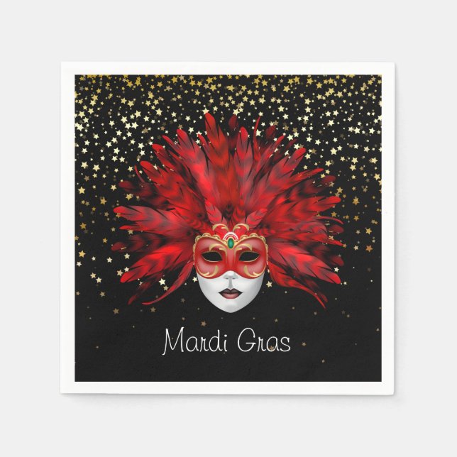 Guardanapo De Papel Mardi Gras Paper Napkins (Frente)