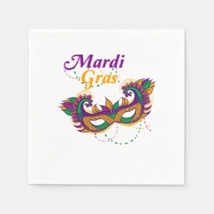 Guardanapo De Papel Mardi Gras Street Party Carnival Gift