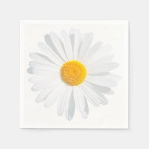 Guardanapo De Papel margarida branca
