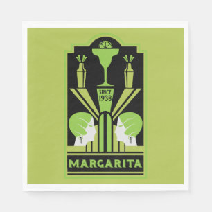 Guardanapo De Papel Margarita Art Deco Cocktail